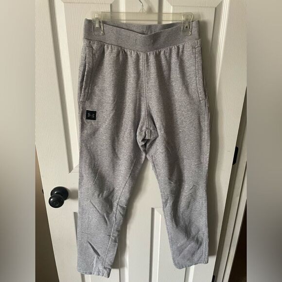 Men’s Gray Under Armour Sweat Pants Size Medium - Picture 1 of 3